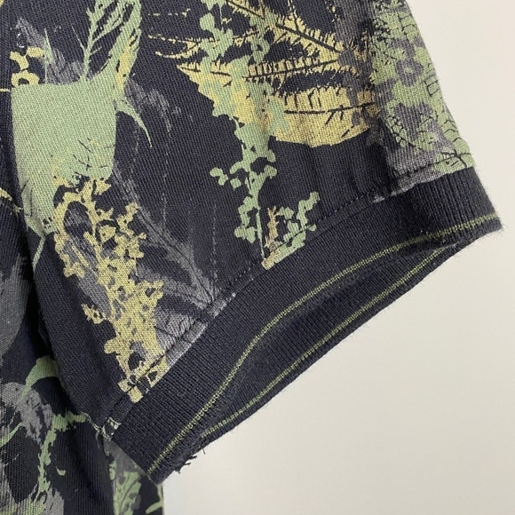 Colin's Men's Green Forest‎ Print Polo Shirt Size Small - Picture 4 of 10